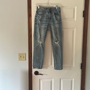 26x28 American Eagle Air Flex ripped jeans